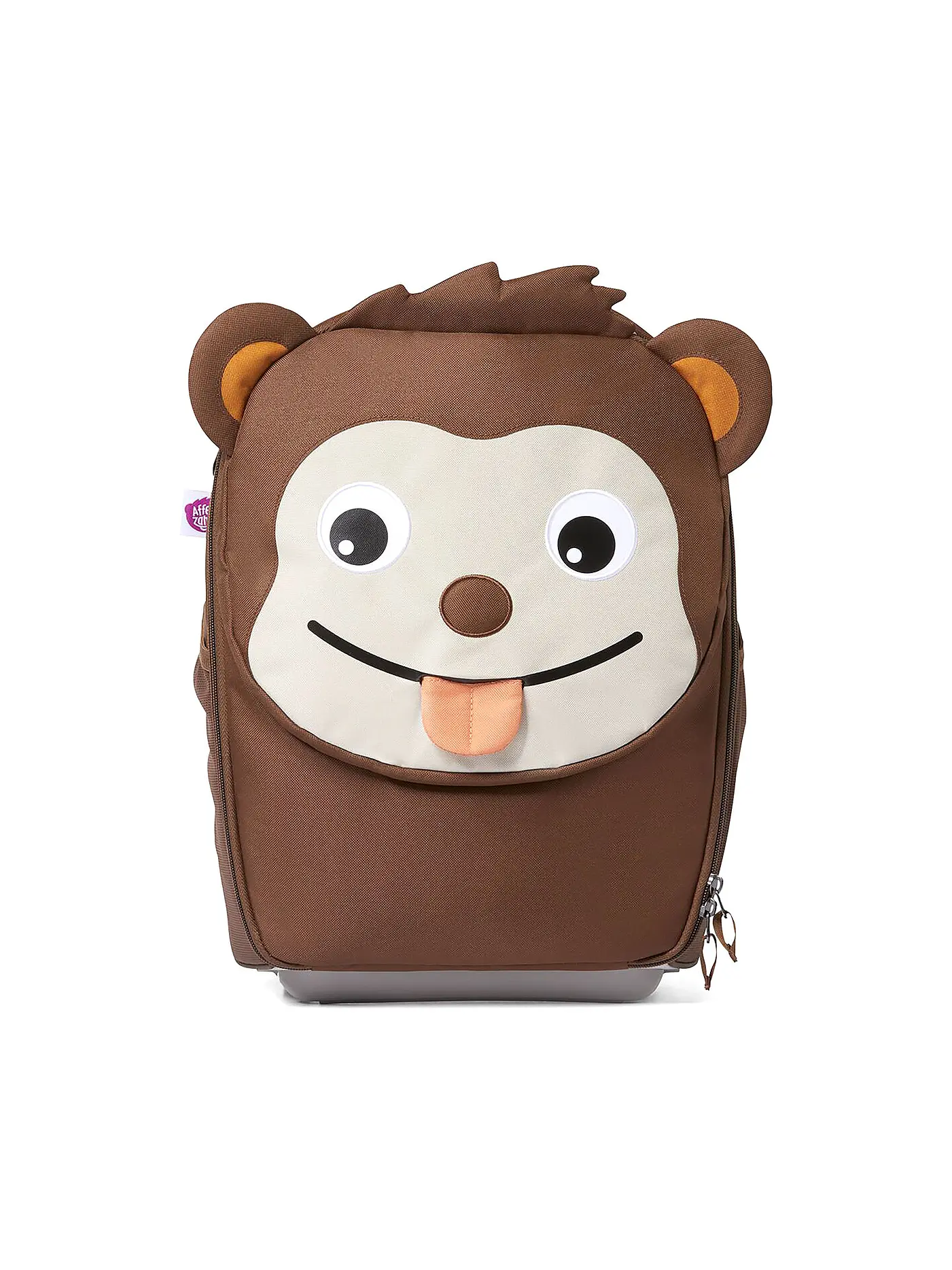 AFFENZAHN | Kinder-Trolley "Finn Frosch" | braun
